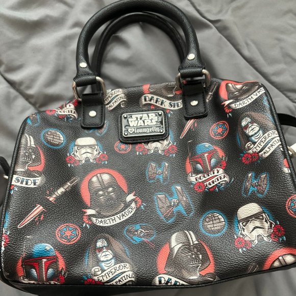 Loungefly Handbags - Loungefly Star Wars Dark Side Tattoo Barrel Bag/Handbag